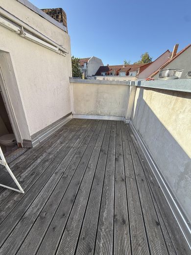 3-pokojowe mieszkanie w oficynie, ciche, w centrum, z 2 tarasami – Terrasse OG