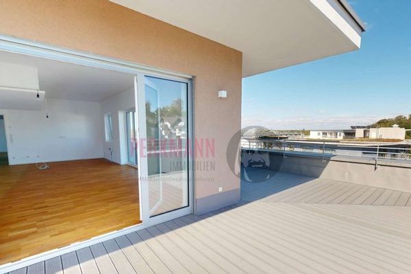 Penthouse 3 Zimmer Neubauwohnung mit Dachterrasse am Marktplatz – Burgkirchen a.d. Alz