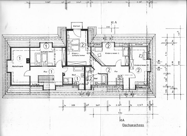 Grundriss Dachgeschoß