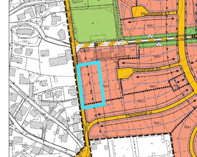Terreno edificabile esclusivo in vendita nel centro storico del villaggio di Ehmer – Verortung der Gesamtfläche