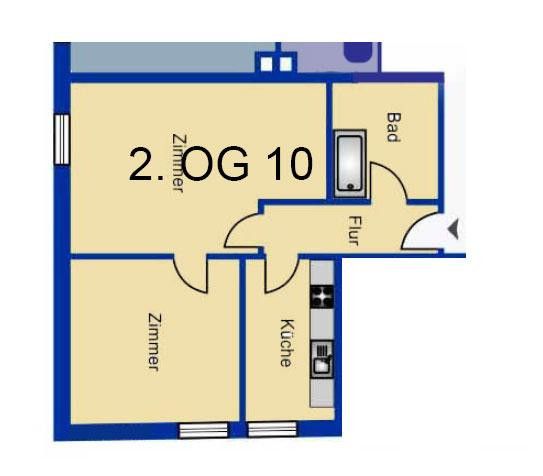 Jasne mieszkanie 2-pokojowe o powierzchni ok. 62 m² w centralnej lokalizacji Frankenthal – Zdjęcie 8