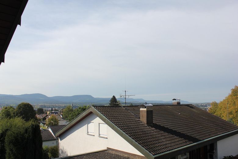 Blick aus dem Wohnzimmer