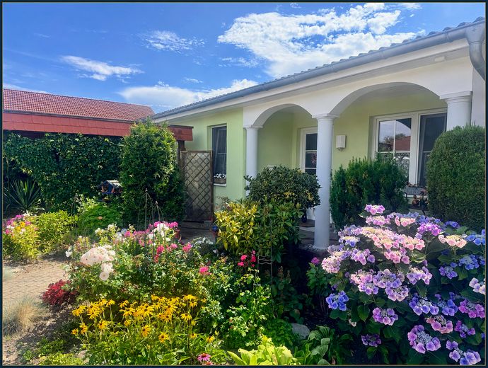 Provisionsfreier Reihenbungalow mit Wintergarten und gepflegtem Garten in Wittenförden – फोटो 2