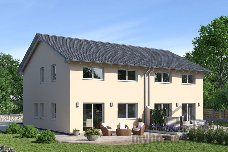 Attraktive Doppelhaushälfte mit Grundstück in Schwabach – D106-137-SD_TERRASSE