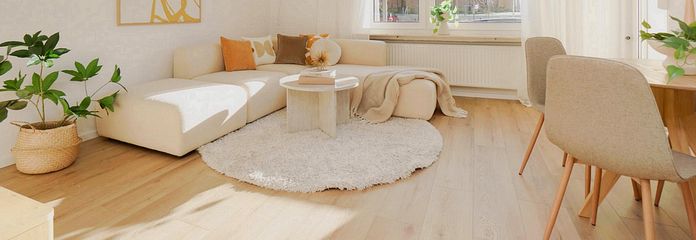 Zentral wohnen – helle 3-Zi-Wohnung mit hervorragender Verkehrsanbindung – provisionsfrei! – Wohnzimmer