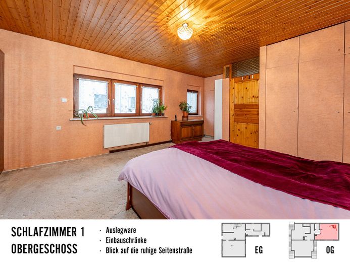 Großes Elternschlafzimmer