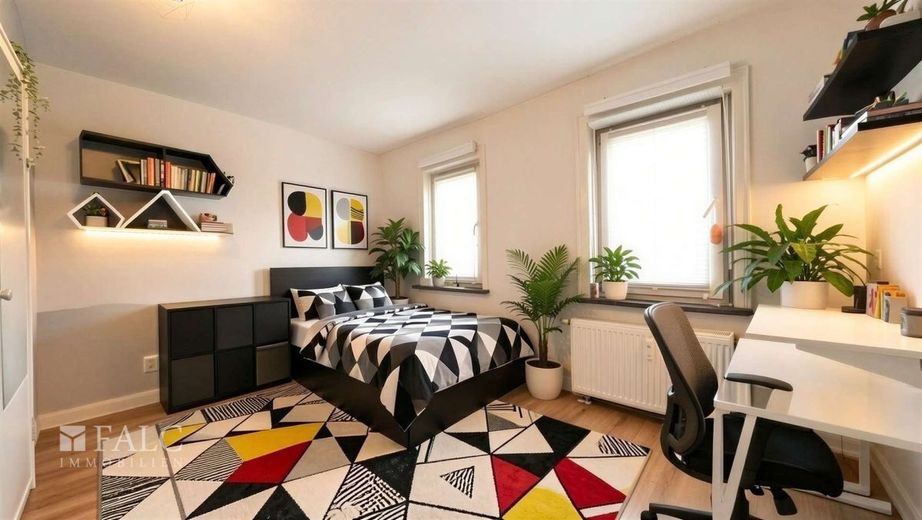 Wohnen und Gewerbe mitten in der City - FALC Immobilien Heilbronn – Ein Teenie(t)raum (1. OG Nr 1)