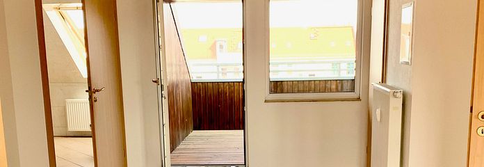 Blick aus WZ Richtung Terrasse