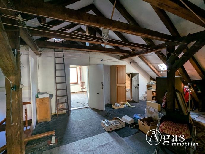 Schmuckstück im Dornröschenschlaf: Einfamilienhaus mit Einliegerwohnung + Nebengelass in Biesenthal – Ausbaupotential Zimmer Dachgeschoss