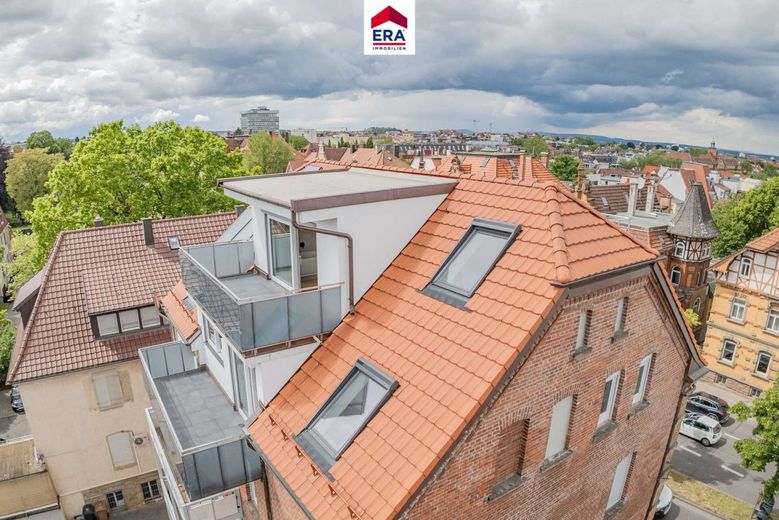 Modernisierte Maisonette-Wohnung im Herzen von Ludwigsburg – Außenansicht