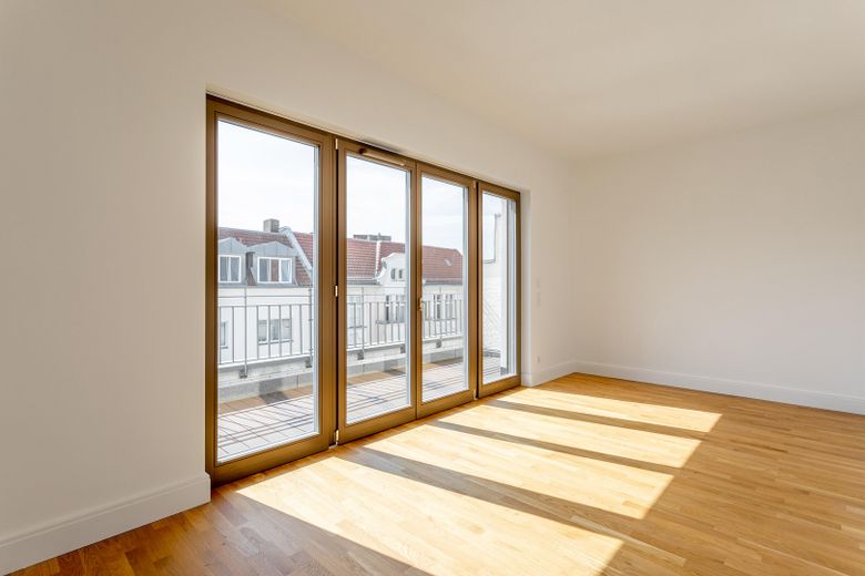 H9-Penthouse 1 → Luxuriöses Penthouse mit Dachterrasse und Panoramablick – Schlafzimmer 1