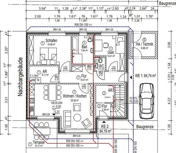 KFW40 Neubau-Erdgeschosswohnung in schöner Lage von Billerbeck (Erstbezug) – फोटो 2