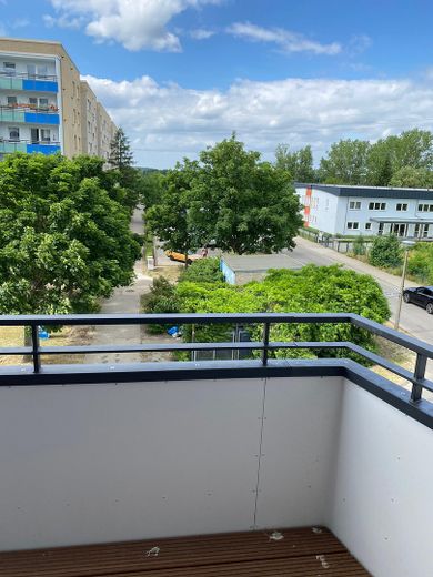 Balkon - Aussicht ins Grüne