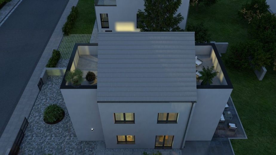 WOHLFÜHLOASE UNTER ZEITLOSEM SATTELDACH DIREKT IN DER ALTSTADT – Ansicht von oben
