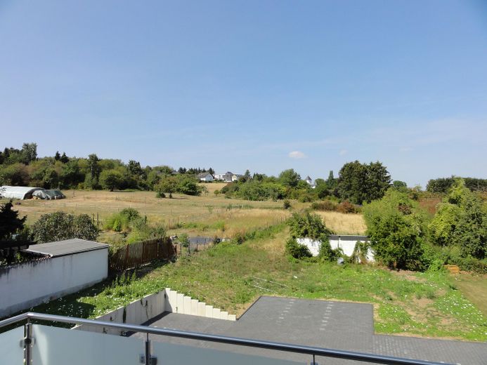 Der Ausblick vom Balkon