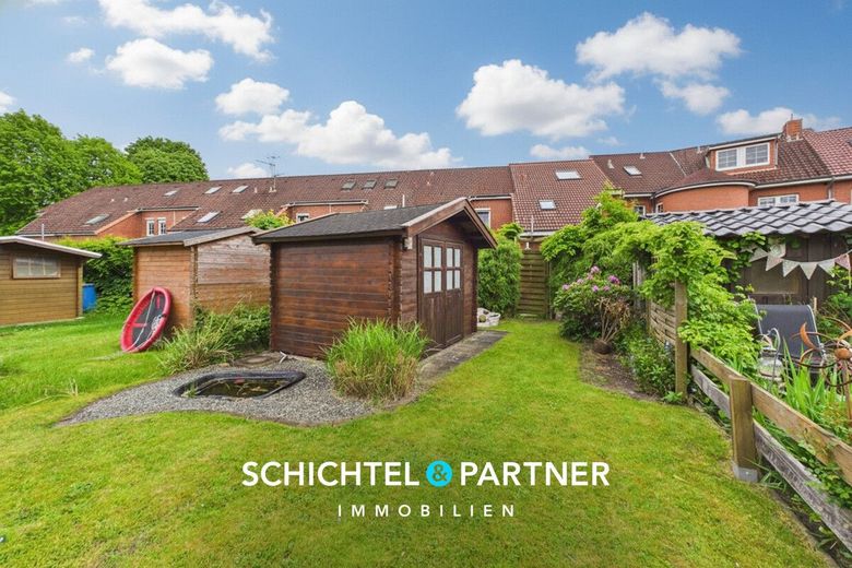 Brinkum |Sofort Einziehen: Modernisiertes Reihenhaus mit Süd-Garten – S&amp;P | Garten