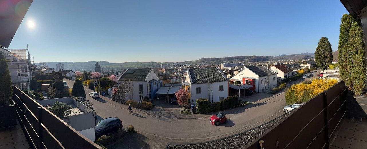 Ausblick Balkon