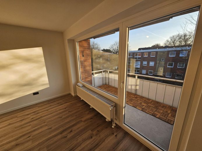 Blick auf den Balkon