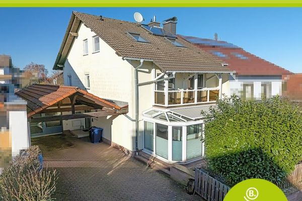 Frühlingsgefühle in Johannesberg - Eigenheim mit Wintergarten, Einliegerwohnung & Gewerbeeinheit
