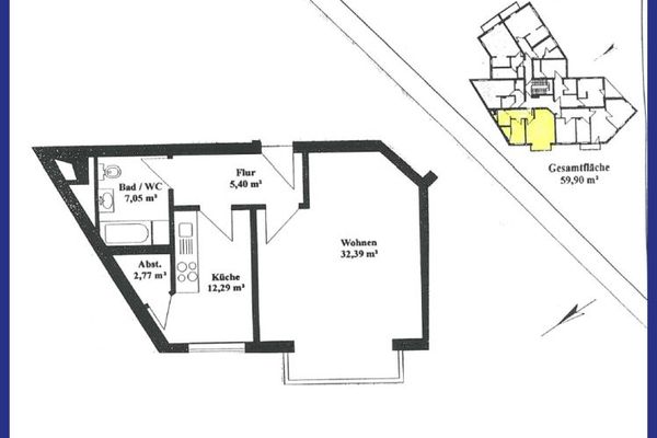 Großzügige Einraumwohnung
