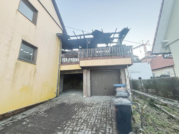 Außenansicht Doppelgarage