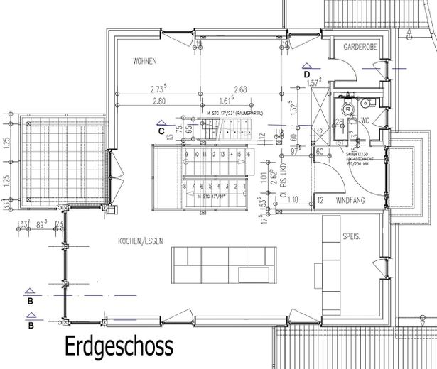 modernes EFH in Stromberg – Grundriss Erdgeschoss