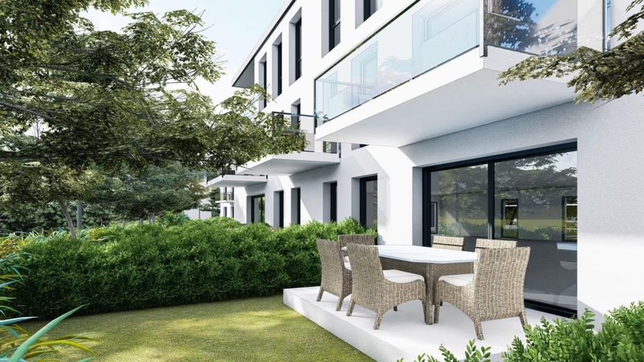 Ideal für Paare 50+ - 2-Zi Wohnung m. Garten - KFW 40 NH – Visualisierung