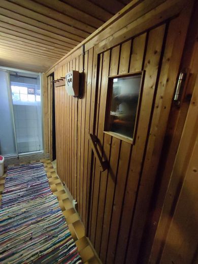 Sauna und Dusche