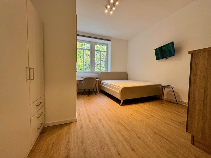 Меблированная квартира с кухней, TV, WIFI – Apartment mit XL Bett