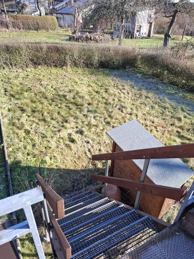 Treppe zum Garten