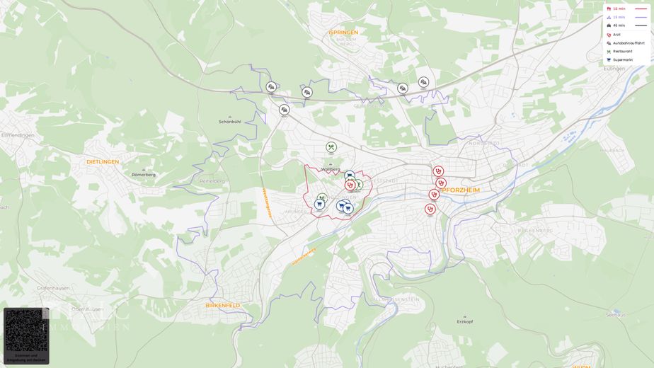 Über den Dächern der Stadt - Ausblick und Platz – Site plan