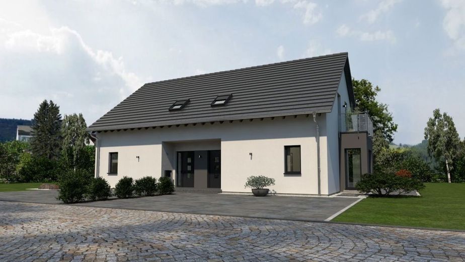Zweifamilienhaus im DH Stil von OKAL, ein Ort zum Ankommen, Durchatmen und Wohlfühlen – Ansicht Eingang