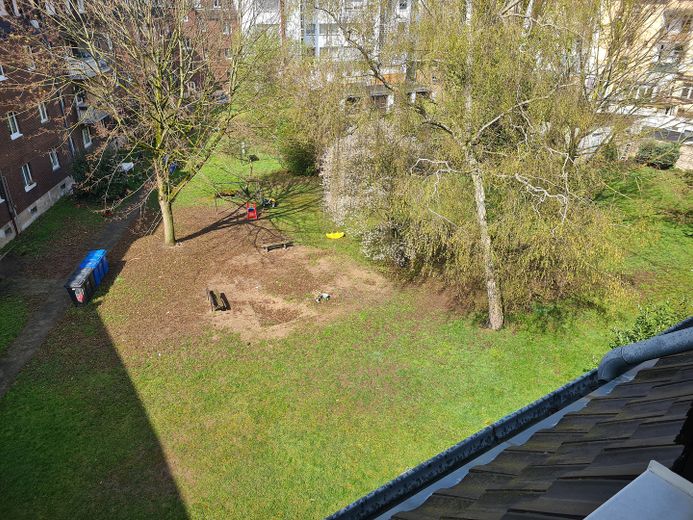 Blick in den Hinterhof