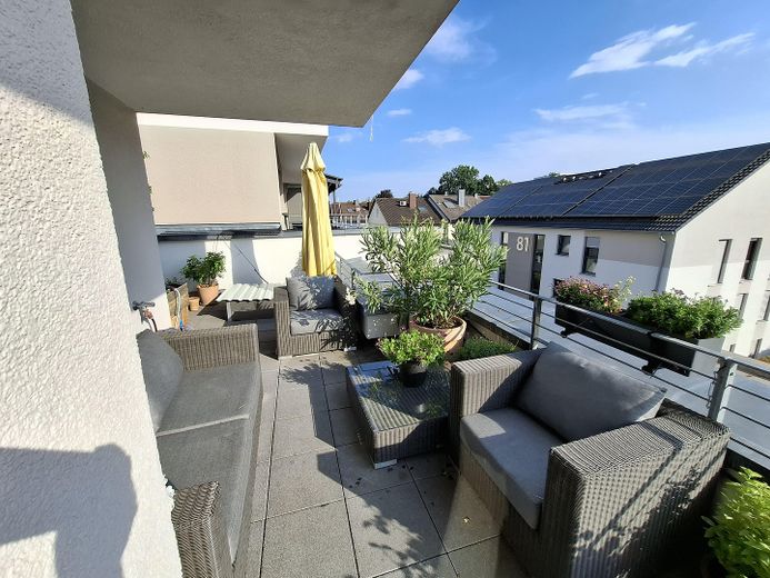 Zentrales Penthouse in Waiblingen mit großer Dachterrasse – Dachterasse