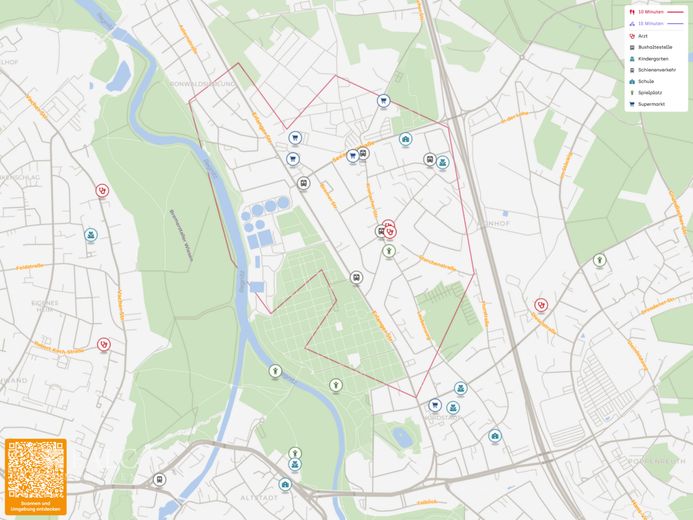 Reiheneckhaus der Extraklasse - durchdacht, hochwertig &amp; energieeffizient – Lageplan