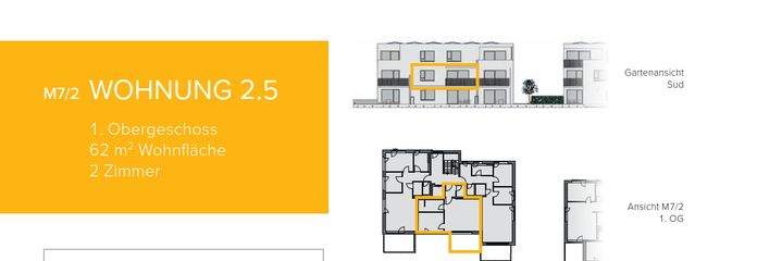 Construction neuve APP 2.5 - M7/2 - 1er étage - 62m²