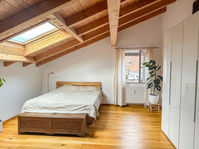 Przestronne mieszkanie 2-pokojowe w Bernau am Chiemsee – Schlafzimmer