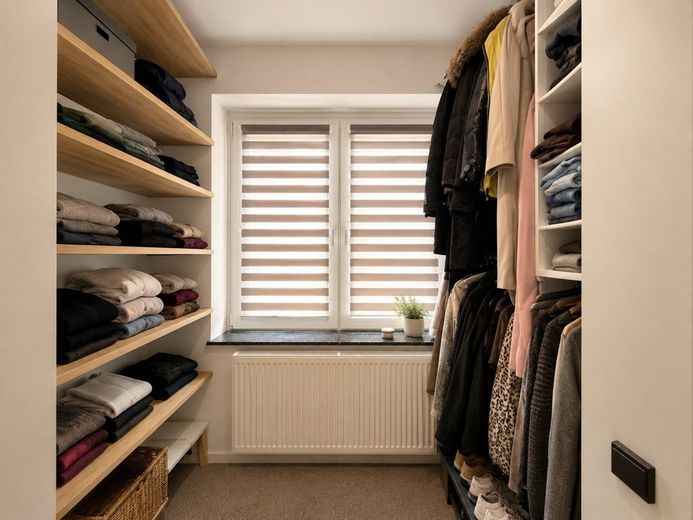 MODERNISIERTE 2-ZIMMER-WOHNUNG IN HANNOVER-HAINHOLZ – kleiner begehbarer Kleiderschrank