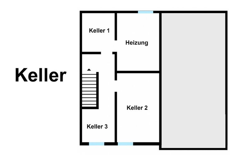 Historische Rotklinkervilla – kernsaniert mit optionalem Baugrundstück – Keller