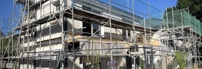 Neubau ZFH 3-Zi. ETW im 1. OG mit großem Südbalkon - PROVISIONSFREI von PRIVAT – Außenansicht