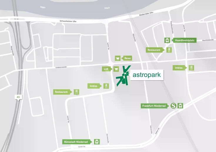ATIK: Attraktive Büroflächen im Astropark – Lageplan