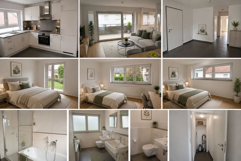 Neuwertige 3 Zimmer Wohnung in 88250 Weingarten – Wohnbeispiel