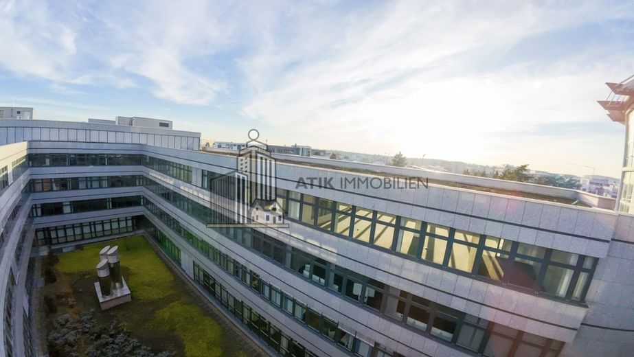 ATIK: Moderne, repräsentative Büroflächen im begehrten Partner-Port Walldorf – Drohnenaufnahme