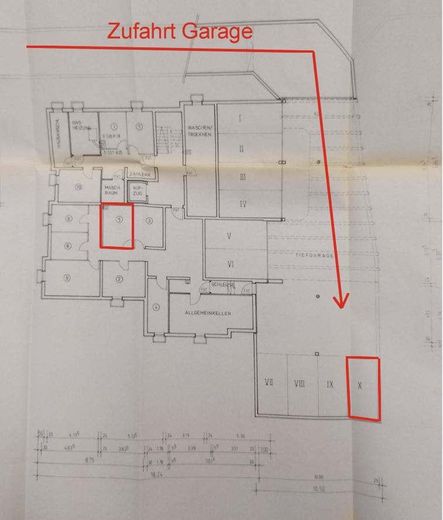 Ein Logenplatz im Grünen – großzügige 3-Zimmer-Wohnung – Grundriss Keller, Garage