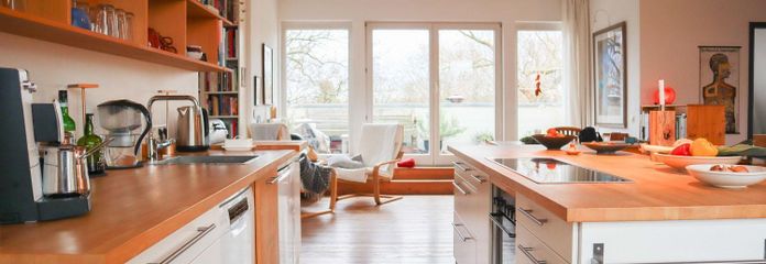 Wohnraum mit Küche