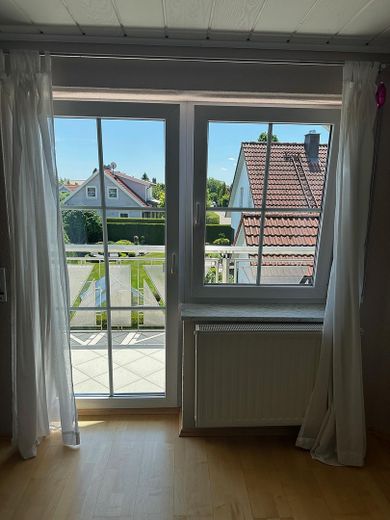 Schlafraum mit Balkon