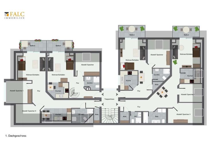 Wohnimmobilie mit Zukunft - Vollvermietetes Mehrfamilienhaus zur sicheren Kapitalanlage – 1. Dachgeschoss