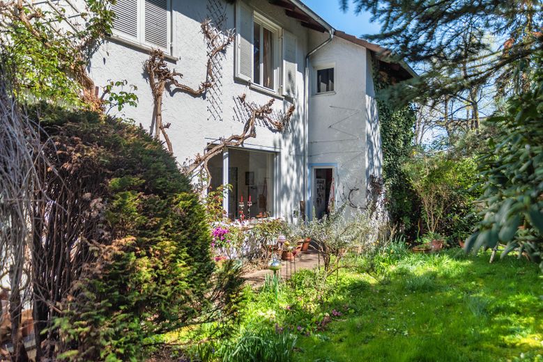 Garten mit Küchenausgang