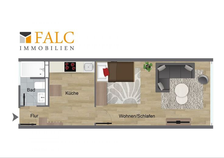Perfekte Einsteigerwohnung für Kapitalanleger! – Grundriss