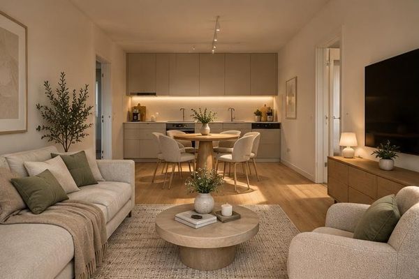 Stilvolle 2-Zimmer-Wohnung mit großem Balkon und Grünblick in Pankow